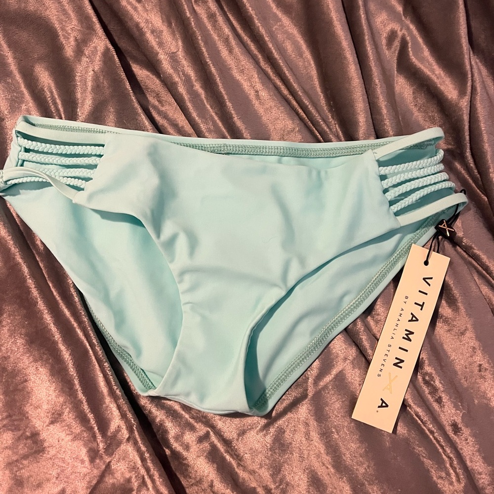 NWT vitamin A teal swimsuit bottoms
